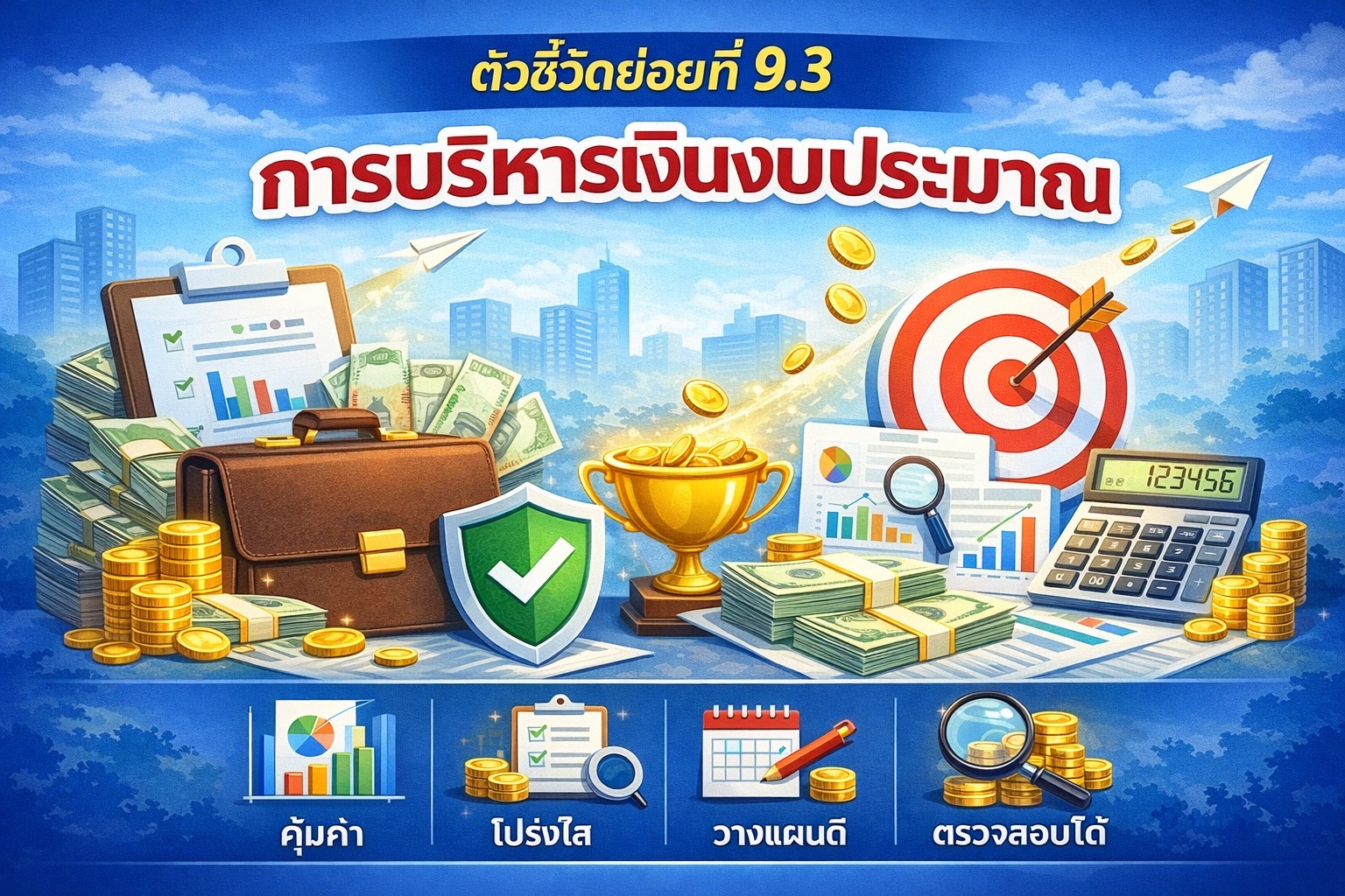 ตัวชี้วัดย่อยที่ 9.3 การบริหารเงินงบประมาณ